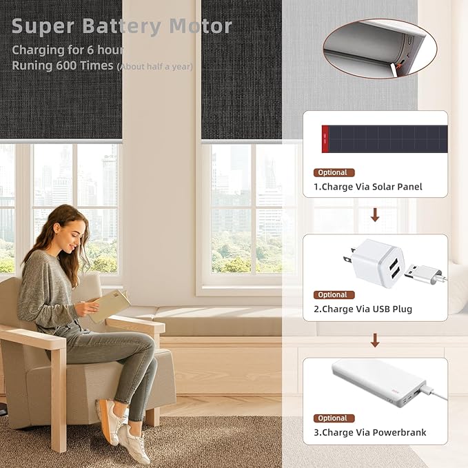 Motorized Blinds Roller Shade - Image 5