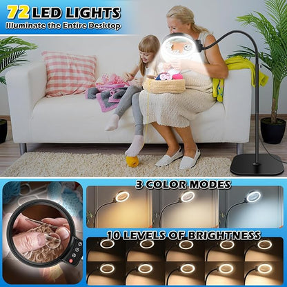 30X 10X Large Floor Magnifying Glass - Image 4