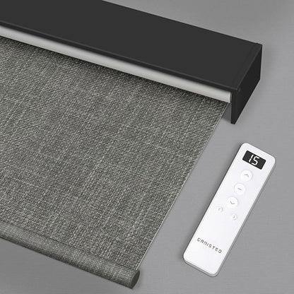 Motorized Roller Shade: 100% Blackout, Electric Blinds Compatible by Canisteo