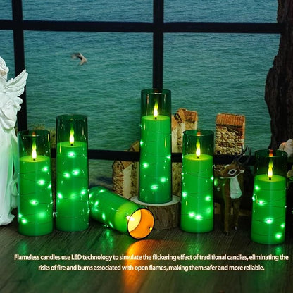 Flickering Flameless LED Candles, Battery Operated Candles 9 Pcs - Image 5