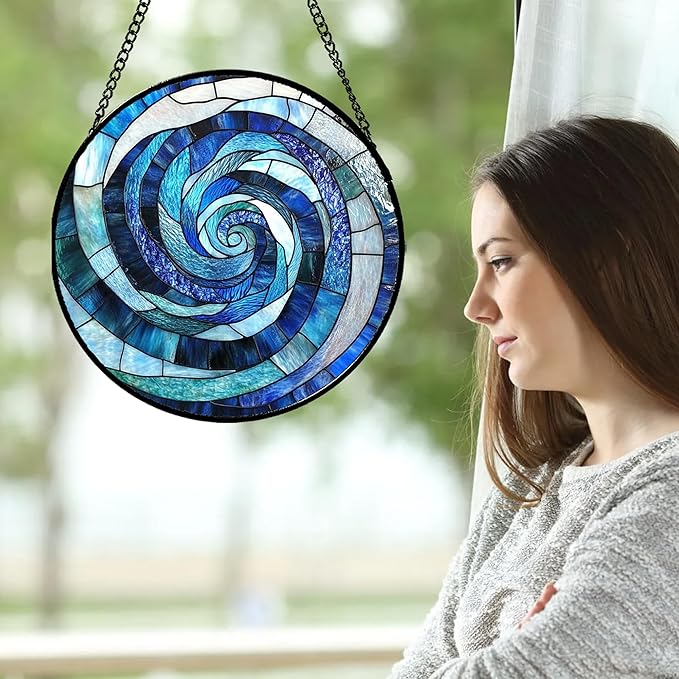 CRISGIF Stained Glass Window Hanging - Image 4