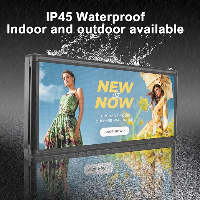 P6 Outdoor Full Color 40 x 18 inches Led Sign WIFI And USB Programmable Led - Image 5