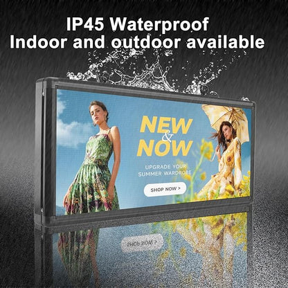 P6 Outdoor Full Color 40 x 18 inches Led Sign WIFI And USB Programmable Led - Image 5