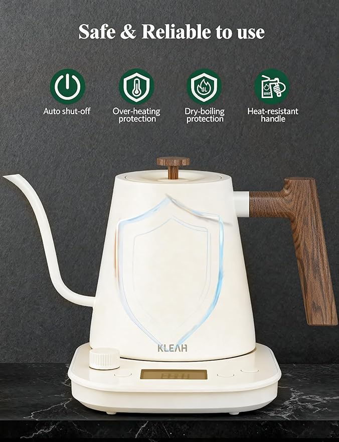 KLEAH Gooseneck Electric Kettle - Image 5