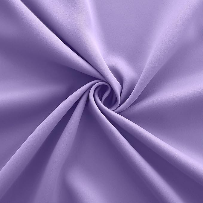 KOUFALL 72x84 Inches Long Purple Blackout Curtains - Image 5