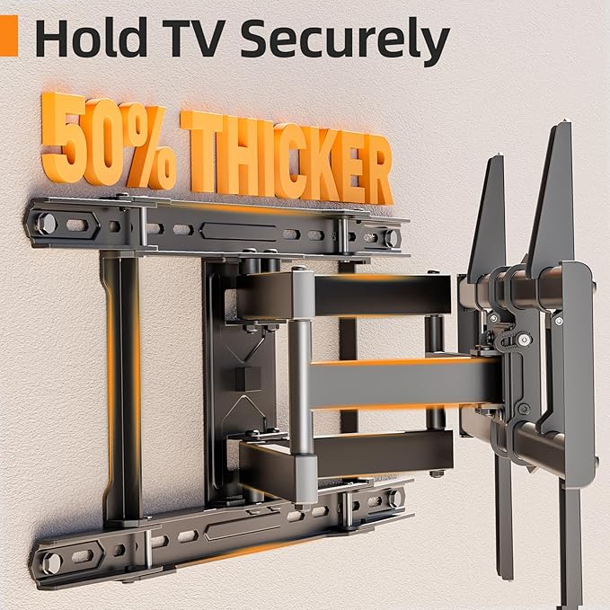 IWORKBORAD 42-86 '' Full Motion TV Wall Mount 24 Inch Studs, Heavy Duty TV - Image 3