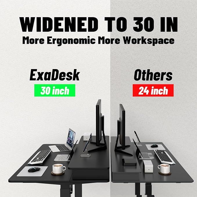 48 * 30 Inches Electric Standing Widened Desk Adjustable Height - Image 4