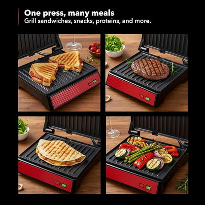 OVENTE Electric Indoor Panini Press Grill and Sandwich Maker - Image 8