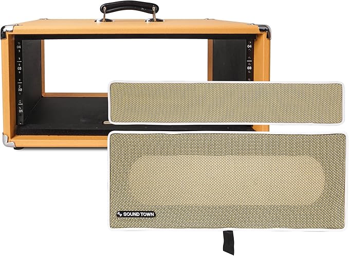Sound Town Vintage 4U Amp Rack Case, 12.5" Depth - Image 3