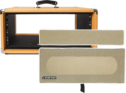 Sound Town Vintage 4U Amp Rack Case, 12.5" Depth - Image 3