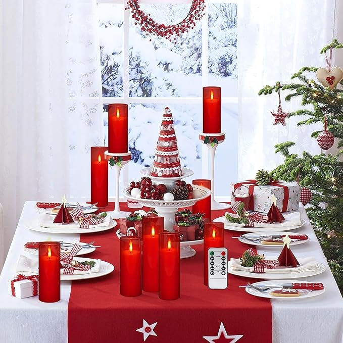 24-Pack Red Flameless LED Candles - Image 7