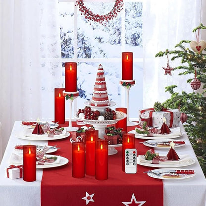 24-Pack Red Flameless LED Candles - Image 7
