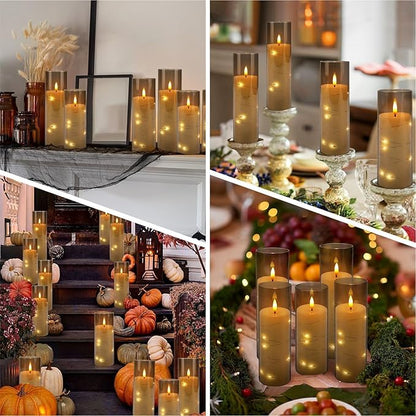 24 Pack Christmas Decoration Flickering Flameless Candles, Battery Operated - Image 7