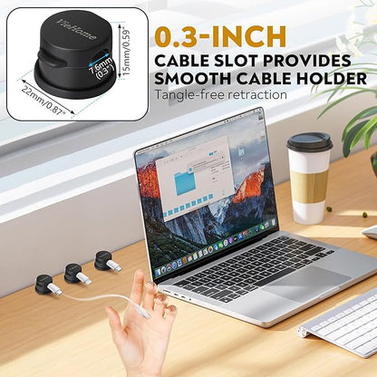 VieHome 8 Pack Magnetic Cable Management Clips - Image 8