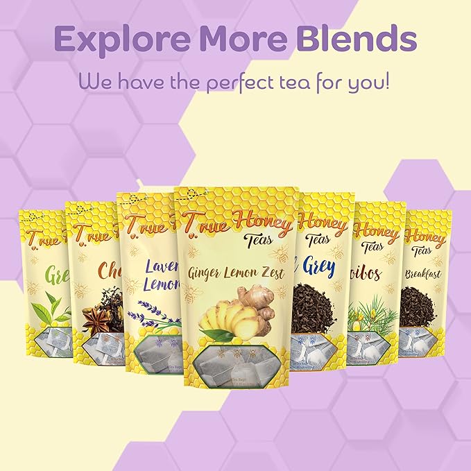 True Honey Lemon Ginger Tea Bags - Image 6