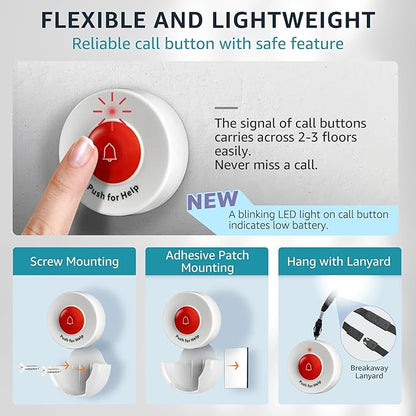 Caregiver Pager Wireless Nurse Call Button - Image 3