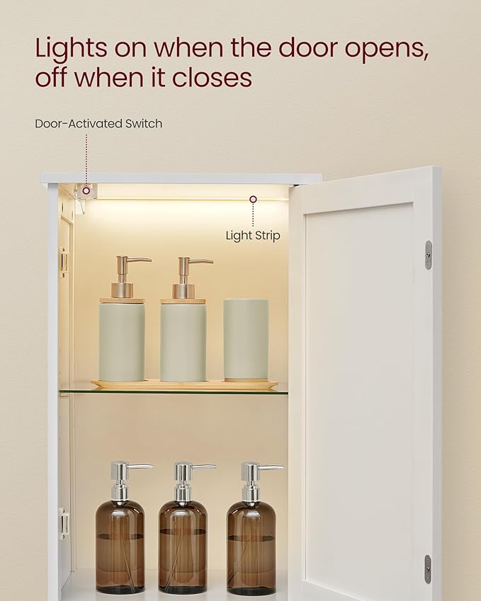 VASAGLE Tall Bathroom Cabinet - Image 4