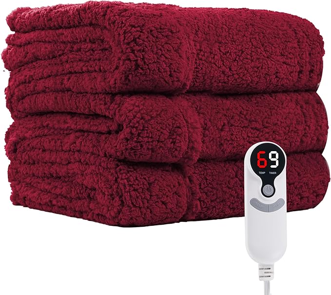 Electric Heated Blanket Full Size 72"×84" - Image 8