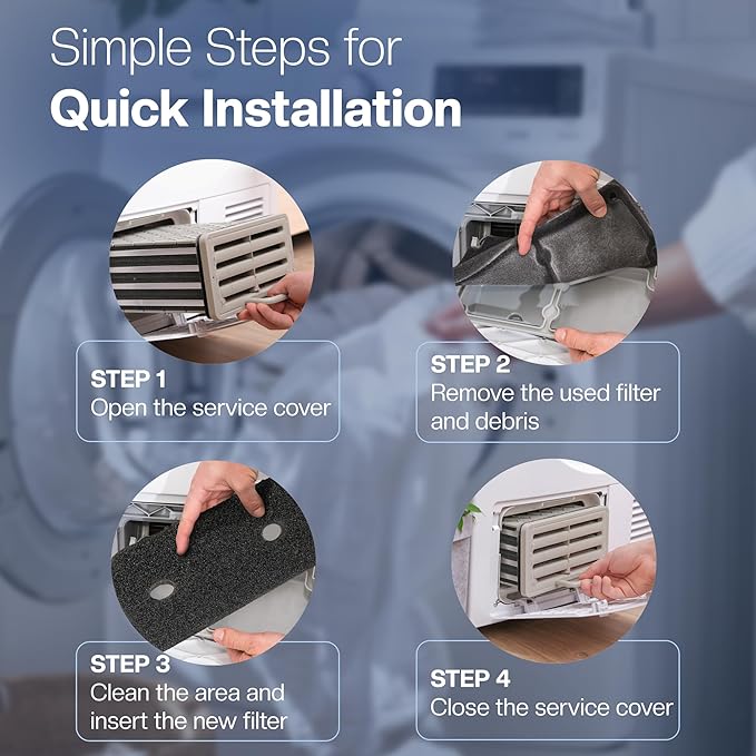 2 Plinth Filter for Miele Dryer T1 Replacement - Image 3