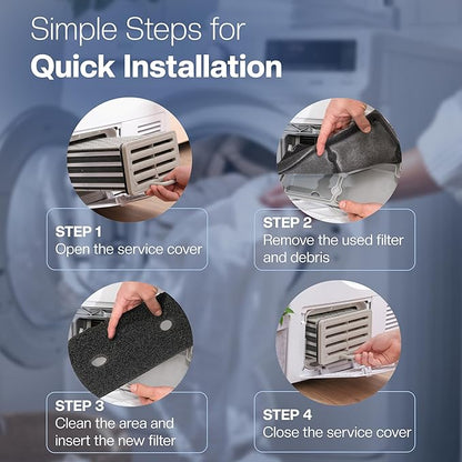 2 Plinth Filter for Miele Dryer T1 Replacement - Image 3