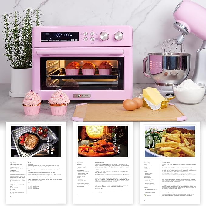 VAL CUCINA Retro Style Infrared Heating Air Fryer Toaster Oven, Extra Large - Image 8