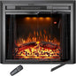 25.4 Inches Electric Fireplace Insert, 750W/1500W Fireplace Heater by Velaychimney