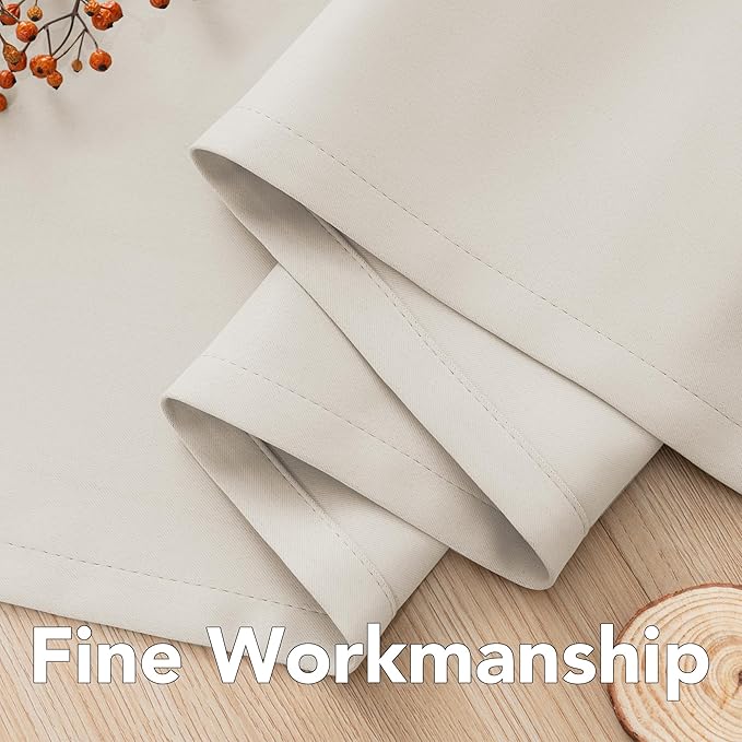 H.VERSAILTEX Blackout Window Curtain Panels Thermal Insulated Room Darkening - Image 6