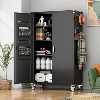 43.3"Wx21.9"Dx72"H Upgraded Wide and Deep Garage Storage Cabinet - Image 4
