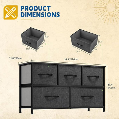 DWVO Dresser with 5 Drawers - Image 3