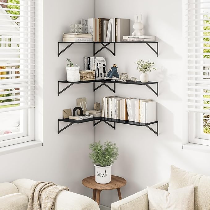 Heimlove 24" W x 12" D Wall Shelves - Image 2