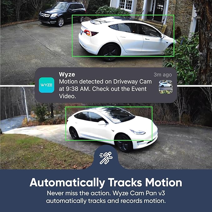 WYZE Cam Pan v3 Indoor/Outdoor IP65 1080P 360° Pan/Tilt/Zoom WiFi Smart Home - Image 4