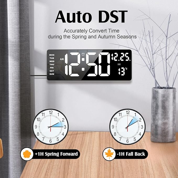 Xflyee 16.5" Digital Clock Large Display - Image 6