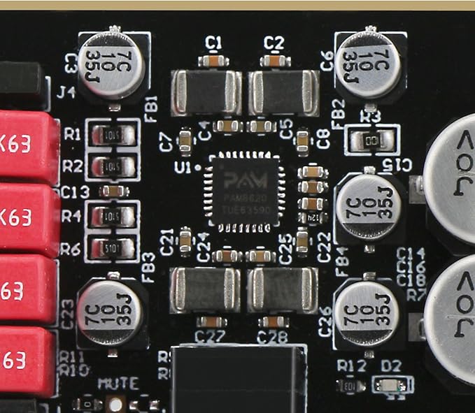 DROK 12V Amplifier Board, 15W+15W 2.0 Dual Channel Audio Amplifier Board - Image 9