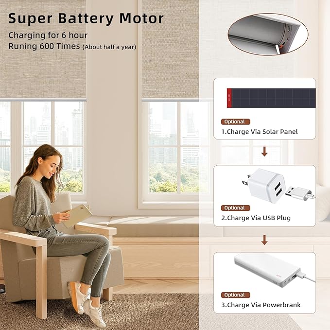 Motorized Blinds Roller Shade - Image 5