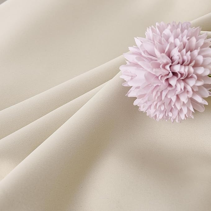 3-in-1 100% Blackout Curtains 84 Inches Long Thermal Insulation Soundproof - Image 8