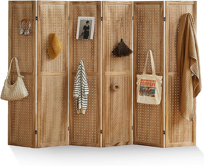 Asnefeli Pegboard Display Room Divider by AsNefeli