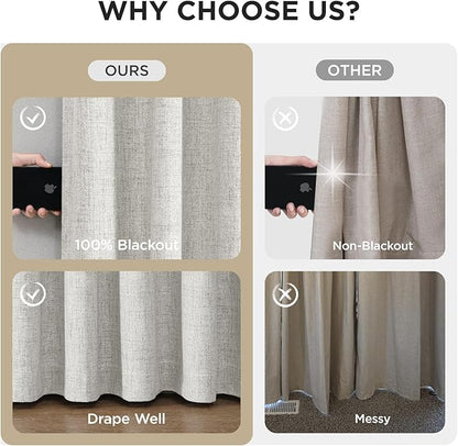 Joydeco Pinch Pleated Curtains - Image 5