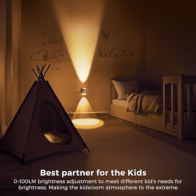 L LOHAS LED Night Lights Plug into Wall, Night Light Projector, Dusk to Dawn - Image 6