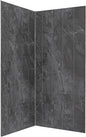Palisade 78in x 36in x 36in Waterproof Vinyl Corner Shower Surround Kit by PalisadeWallTilesandPlanks