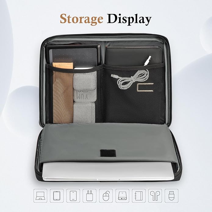 Laptop Sleeve Case, 15.6 17.3 14 13.3 12.3 inch TSA Laptop Sleeve Computer - Image 5