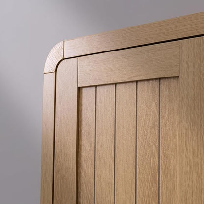 Modern Farmhouse Bathroom Wall Cabinet, Oak Finish Medicine Cabinet - Image 9