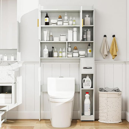 Farmhouse Over The Toilet Storage Cabinet - Image 4