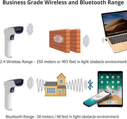 ScanAvenger Wireless Portable 1D Bluetooth Barcode Scanner: Hand Scanner 3-in-1 - Image 6