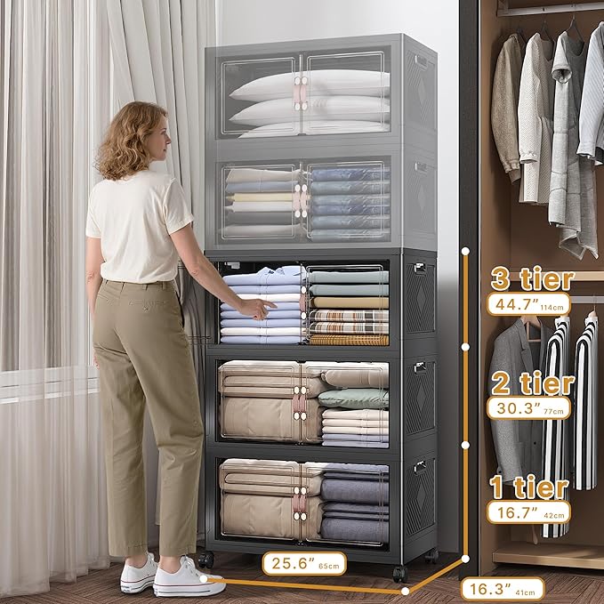 Extra Large Stackable Storage Bins - Image 2