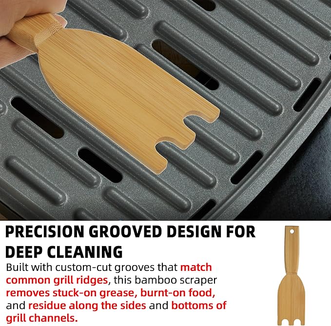 TonGass Bamboo Grill Scraper Compatible - Image 3