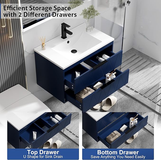 eclife 30" Bathroom Vanities Cabinet - Image 3