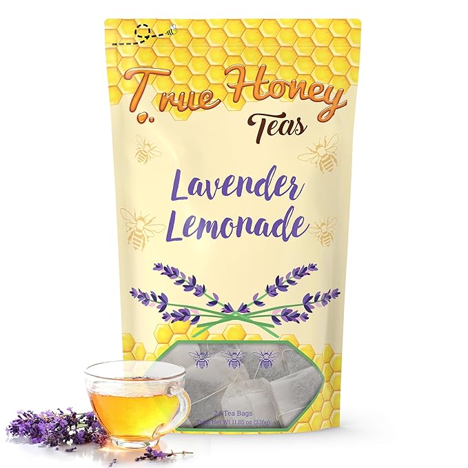 True Honey Lavender Lemonade Tea Bags by TrueHoneyTeas