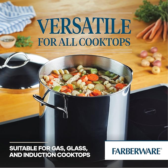 Farberware 50008 Classic Stainless Steel Stock Pot/Stockpot - Image 3