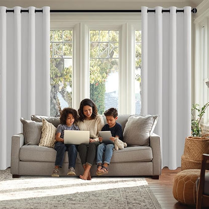 JIUZHEN Blackout Curtains with Tiebacks - Image 3
