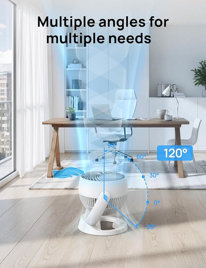 Dreo Fan for Bedroom, 12 Inches, 70ft Powerful Airflow, 28db Quiet Table Air - Image 5
